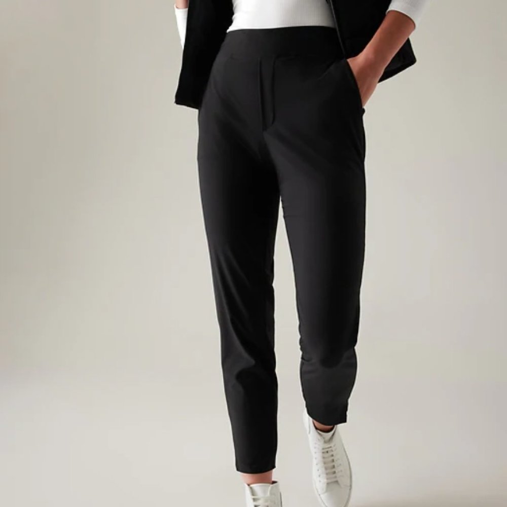 Athleta Brooklyn Ankle Pant Black, Size 10
